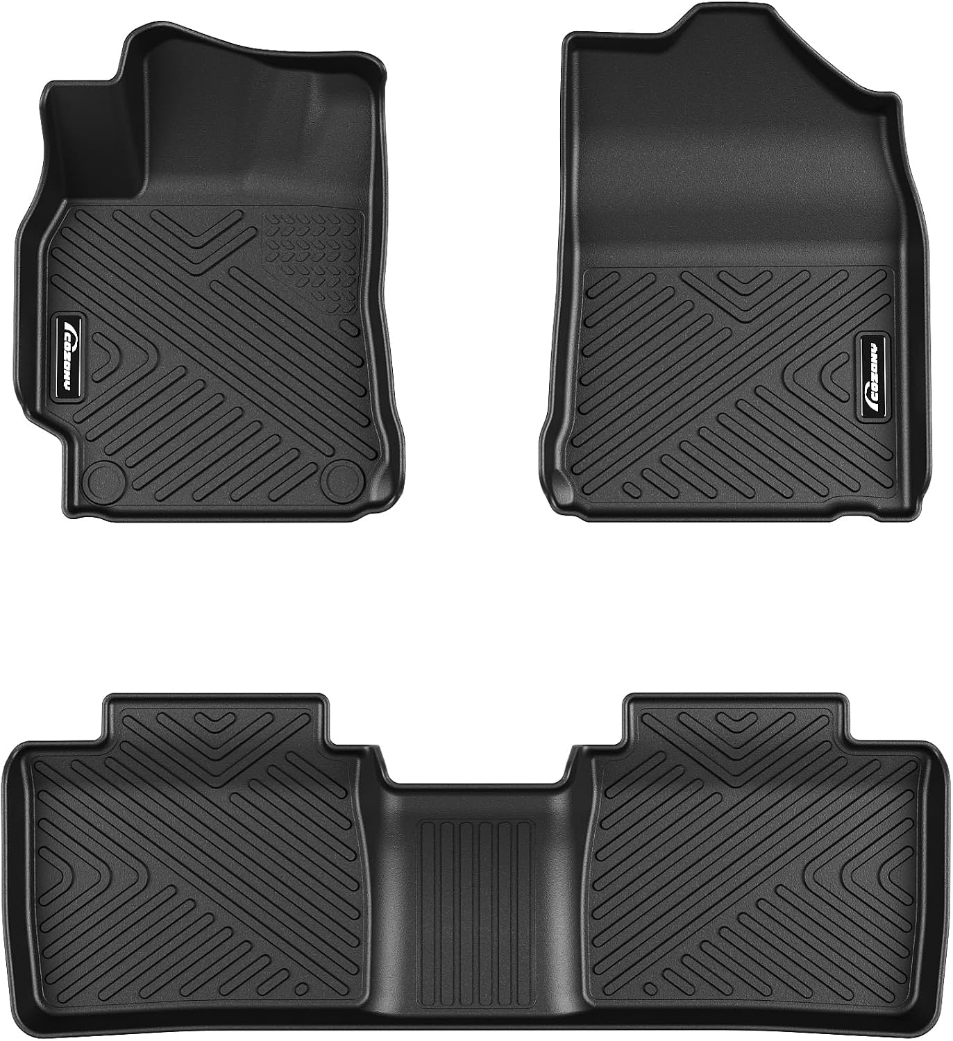 Alfombrillas Toyota Camry 12-17 Negro 1ra y 2da fila