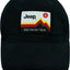 Sombrero twill sin estructura bordado negro