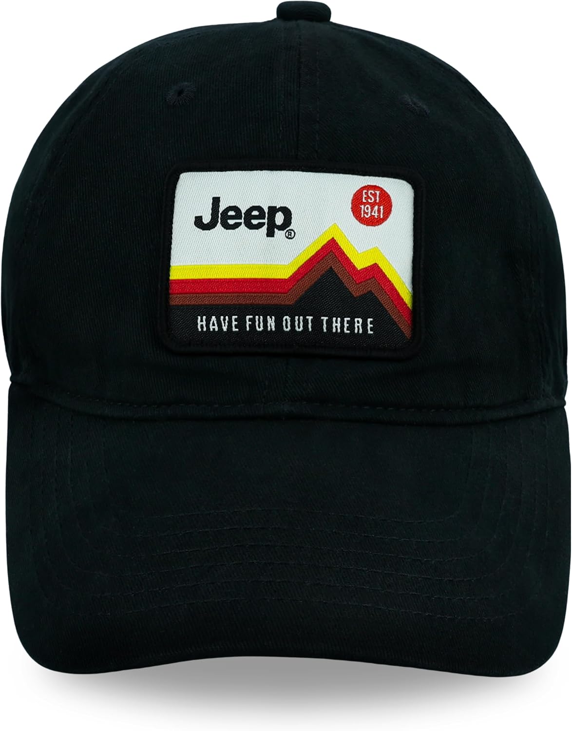 Sombrero twill sin estructura bordado negro