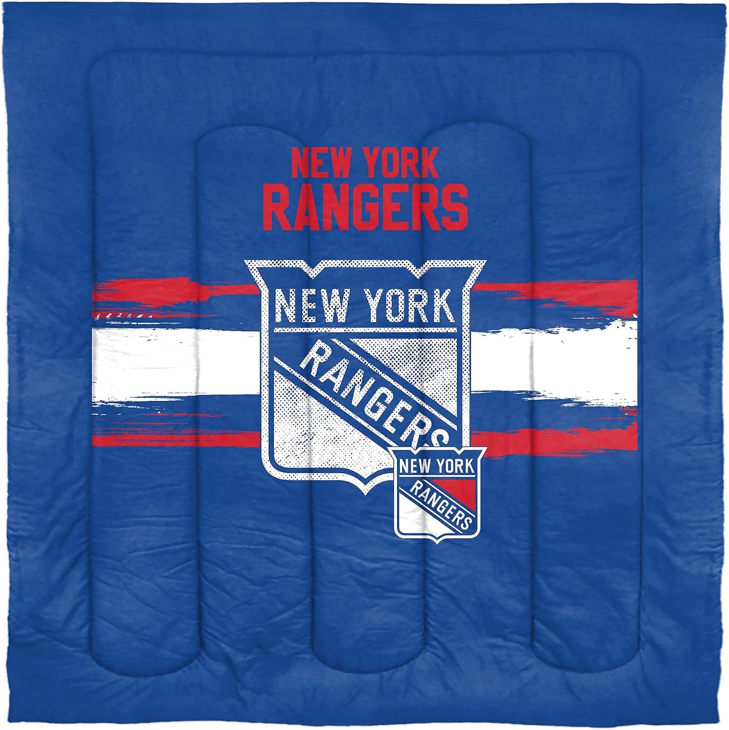 Edredón New York Rangers NHL microfibra full/queen con