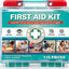 Kit primeros auxilios 110 pzas caja rígida para viaje hogar