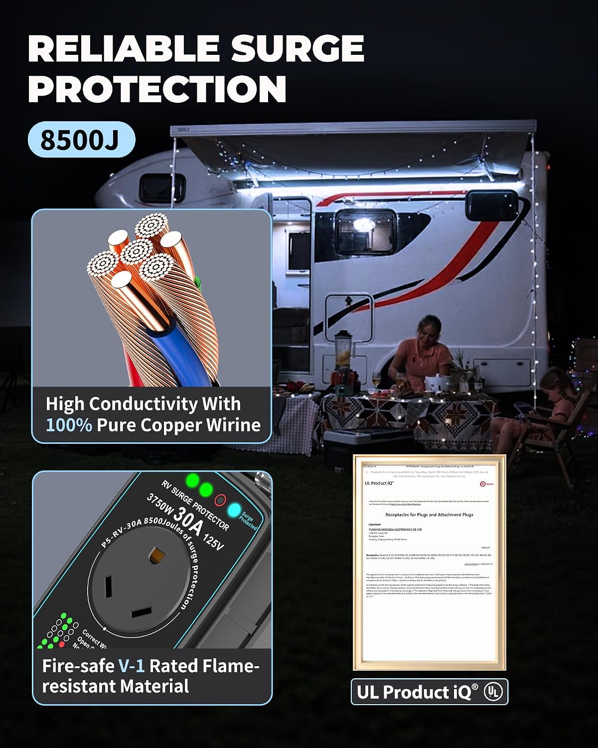 Protector sobretensiones RV 30A