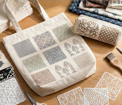 24 plantillas reutilizables de flores para pintar en madera lienzo y pared