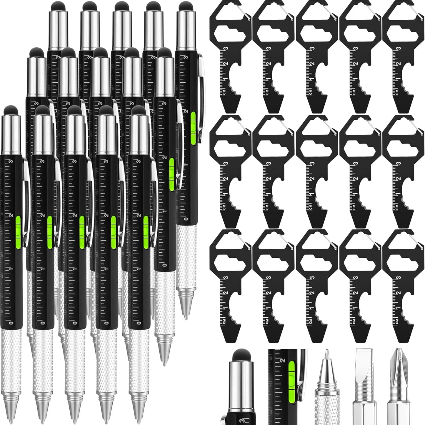 30 Unidades Multiherramienta 6en1 Acero Inox Regalo Hombres