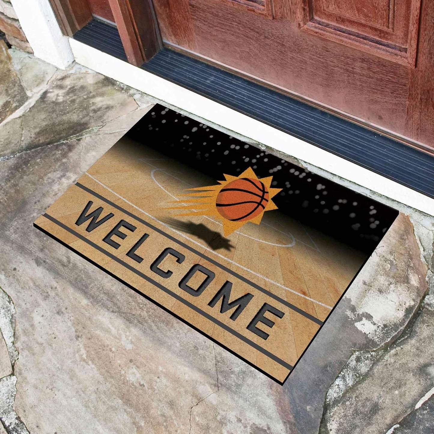 Tapete goma puerta exterior 18x30" Phoenix Suns