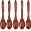 Cucharas de madera Molain multiusos para café, postres y sopa