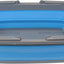 Cesta compras silicona plegable asas azul