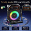 Máquina karaoke con 2 micrófonos Bluetooth 5.3 PA