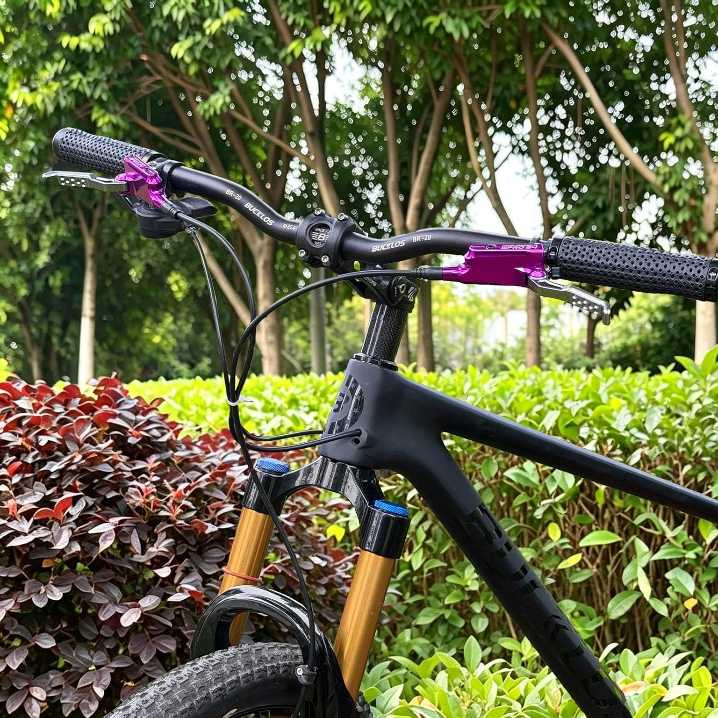 Manillar MTB aluminio 25.4mm 720/620mm elevado para e-bike