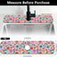 2 Tapetes Secado Fregadero Color Flores 23.6x5.5pulg