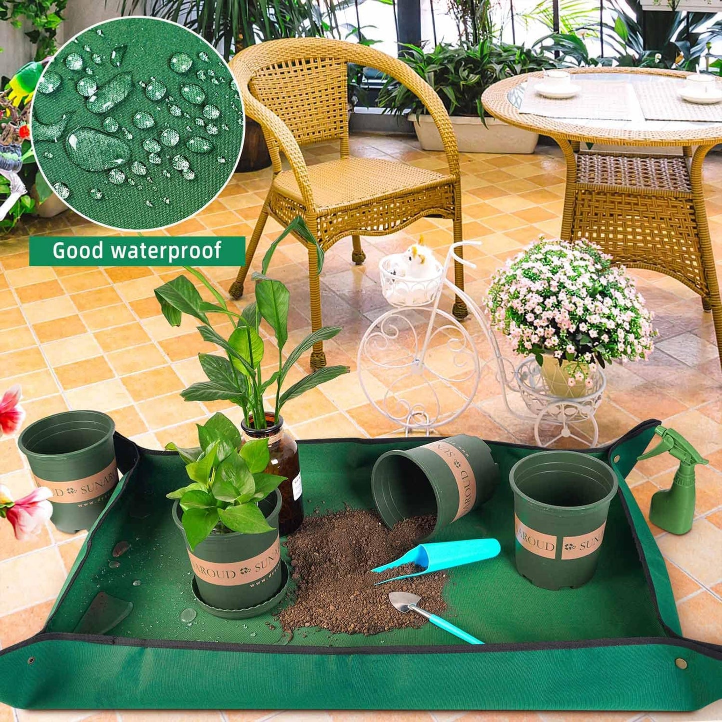 Tapete trasplante 43x29pulg grueso impermeable