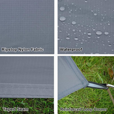 Alfombra tierra impermeable para tienda campaña mochileros
