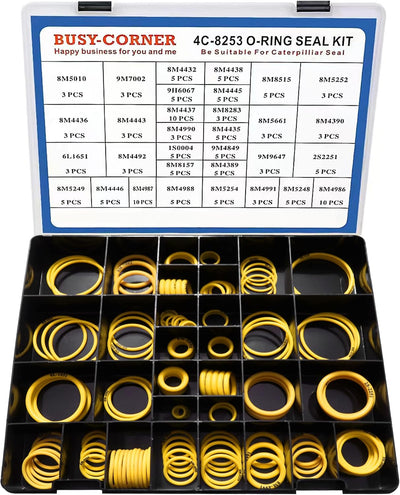 Kit juntas tóricas silicona 90 para excavadora CAT 4C8253