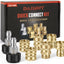 Kit adaptadores M22 conexión rápida 3/8 y 3/4 pulg