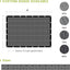 Tela sombra 70% 10x12ft para patio jardín