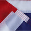 Bandera Reino Unido 3x5ft bordada rayas cosidas ojales latón