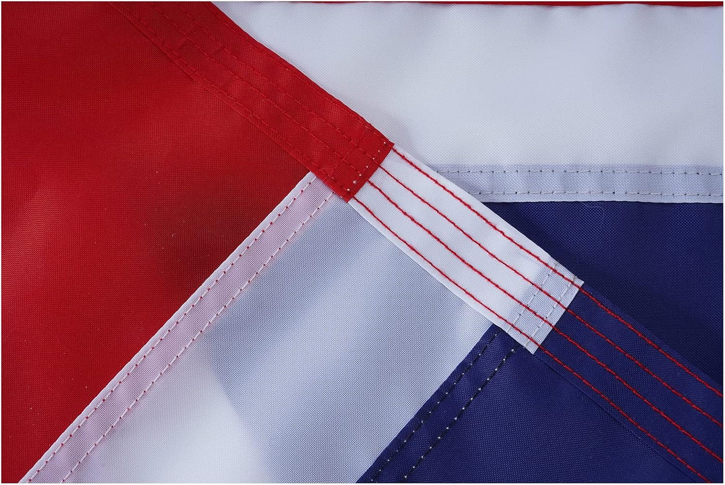 Bandera Reino Unido 3x5ft bordada rayas cosidas ojales latón