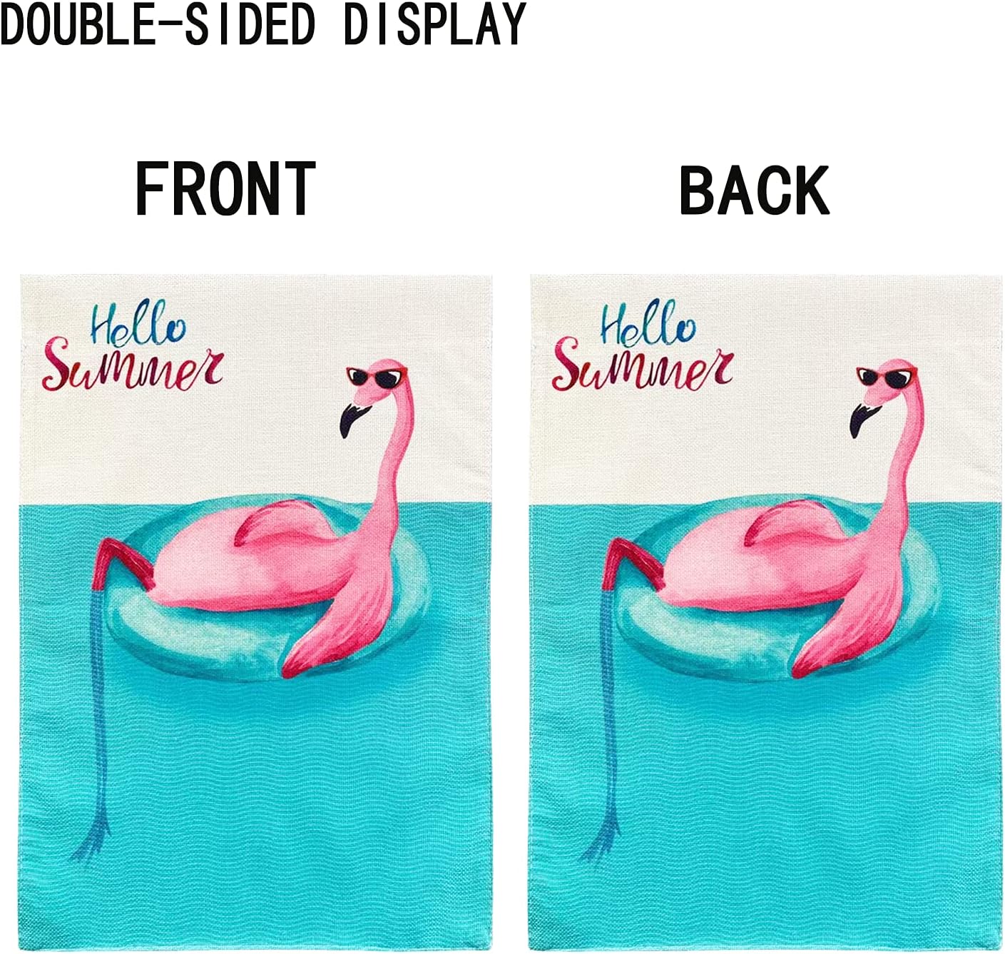 Bandera jardín doble cara 12.5x18pulg verano