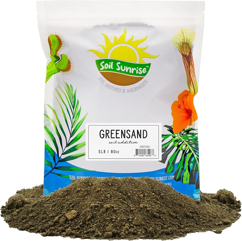 Aditivo suelo Greensand 2.27kg para jardinería en contenedores