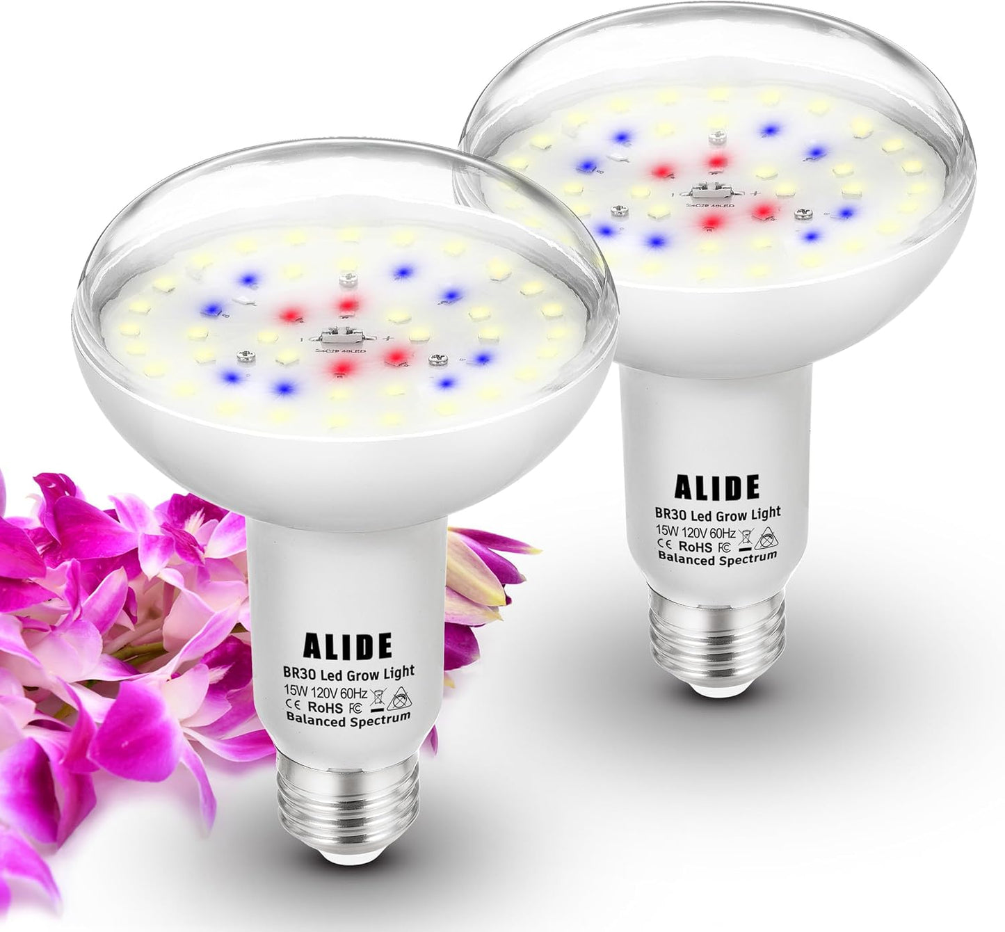 Lámpara LED BR30 para crecimiento de plantas 15W 2000lm
