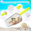 Set recolección conchas playa con cubos plegables