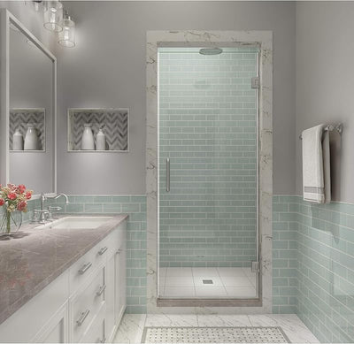 Puerta ducha acero inox Kinkade XL