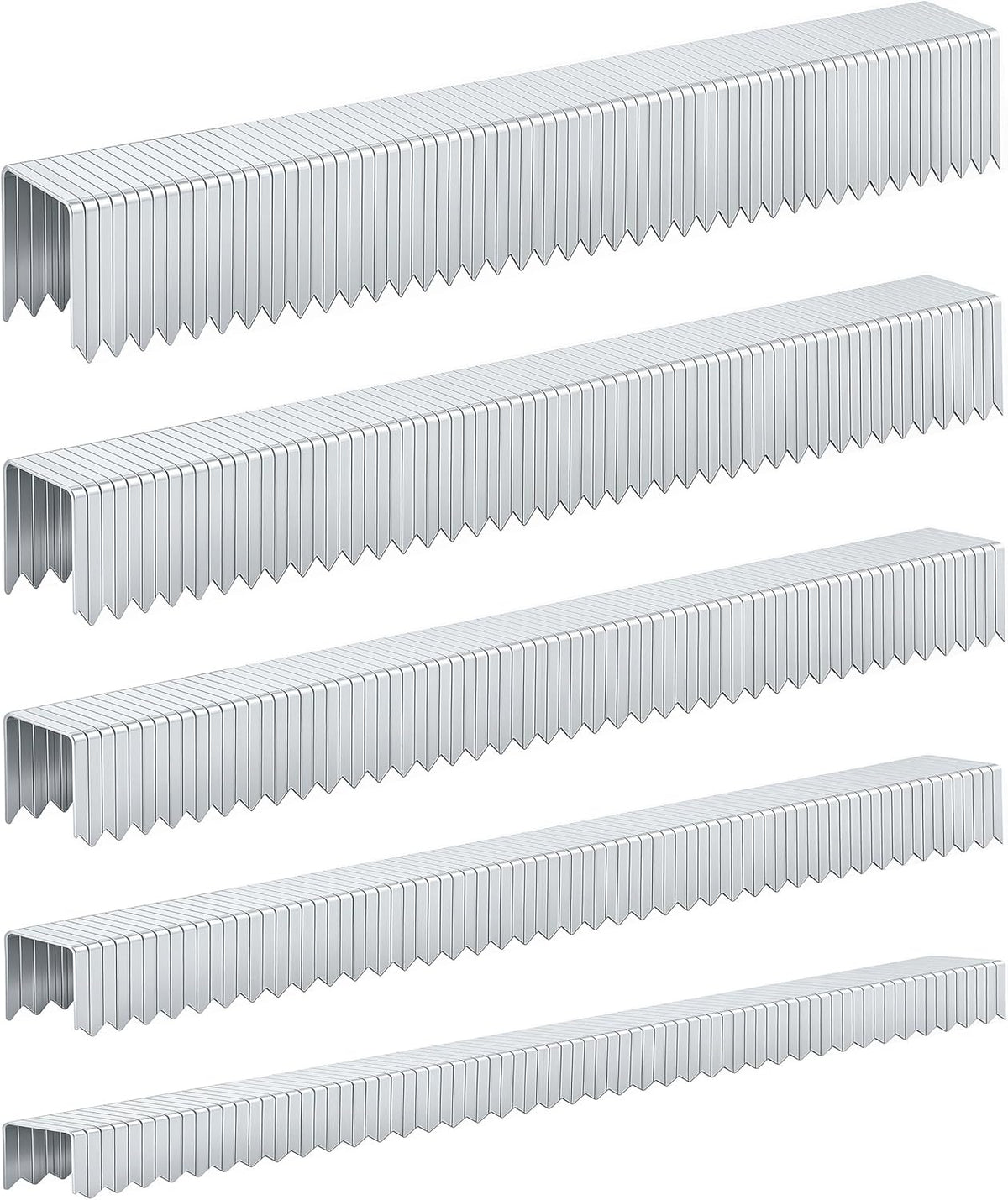 20 Grapas Galvanizadas T/50 Paquete 5 Tamaños Surtidos 1/4-9/16pulg