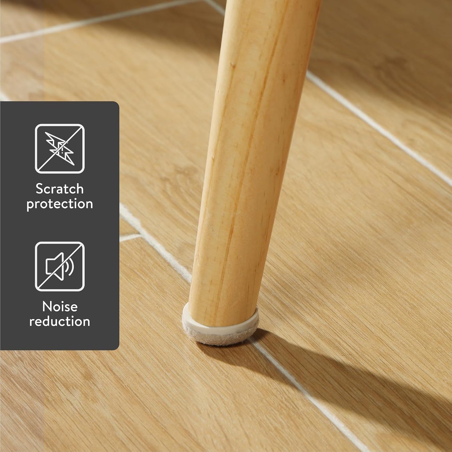 Almohadillas fieltro para patas muebles proteccion piso madera dura