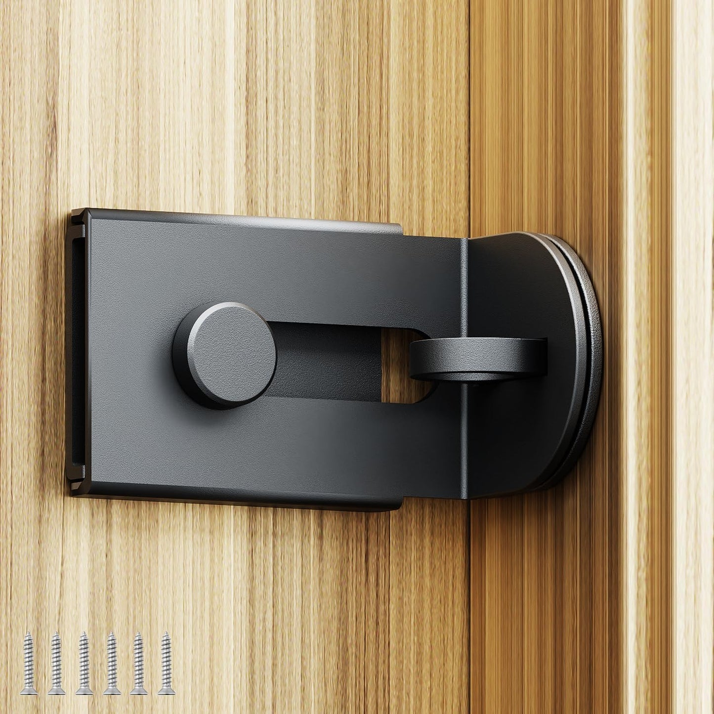 Cerradura puerta corredera acero inox 90 grados con s