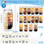 Set 16 regalos enfermera con vasos 16oz, pajitas y tarjetas