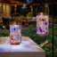 2 Linternas Solares Impermeables Jardín Regalo Mamá Multicolor