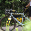 Bolsa triangular bicicleta MTB 2.9L con bolsillos malla doble