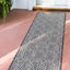Alfombra decorativa enrejado 2x6ft 1" color carbón