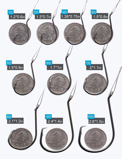 Anillos acero agua salada 25 ganchos resistentes bajo y bagre