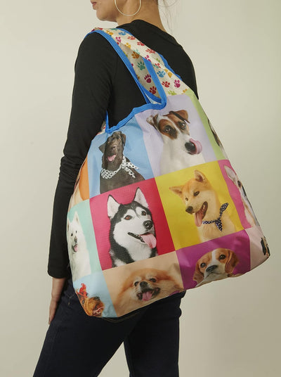 Bolsas reutilizables para comestibles con asas grandes