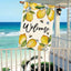 Bandera verano doble cara amarillo limón 28x40"