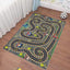Alfombra coche para niños mapa ciudad 31x47