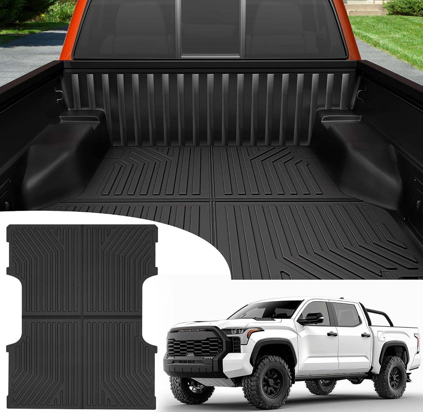 Tapete cama camioneta Toyota Tundra 22-26 TPE protección