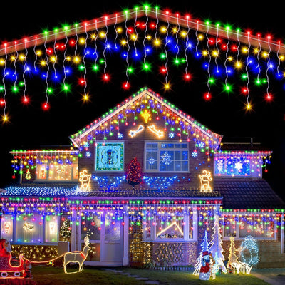 2 Luces Navidad 53pies 486LED Impermeables 8 Modos