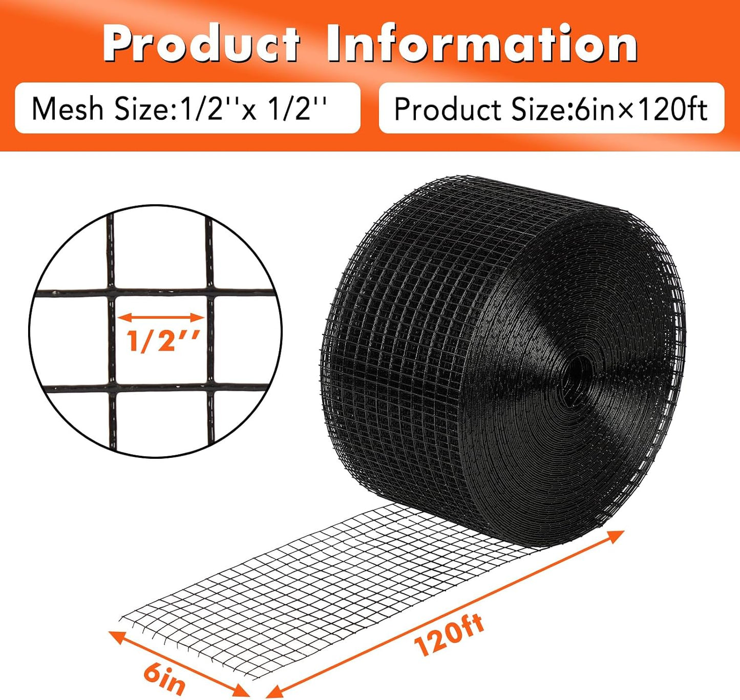 Kit panel solar 6x120" con clips bridas cables malla PVC