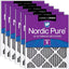 Filtros aire horno MERV 8 plisados carbono 6 pzas 17x24"