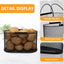 Cesta metal para patatas y cebollas almacenamiento despensa