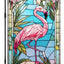 Banderas jardín flamenco 12x18pulg doble cara estilo retro