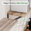 Estantes pared 7.3" set 5 madera paulownia resistente