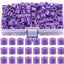 150 Pzas perchas morado para colgar ropa con caja