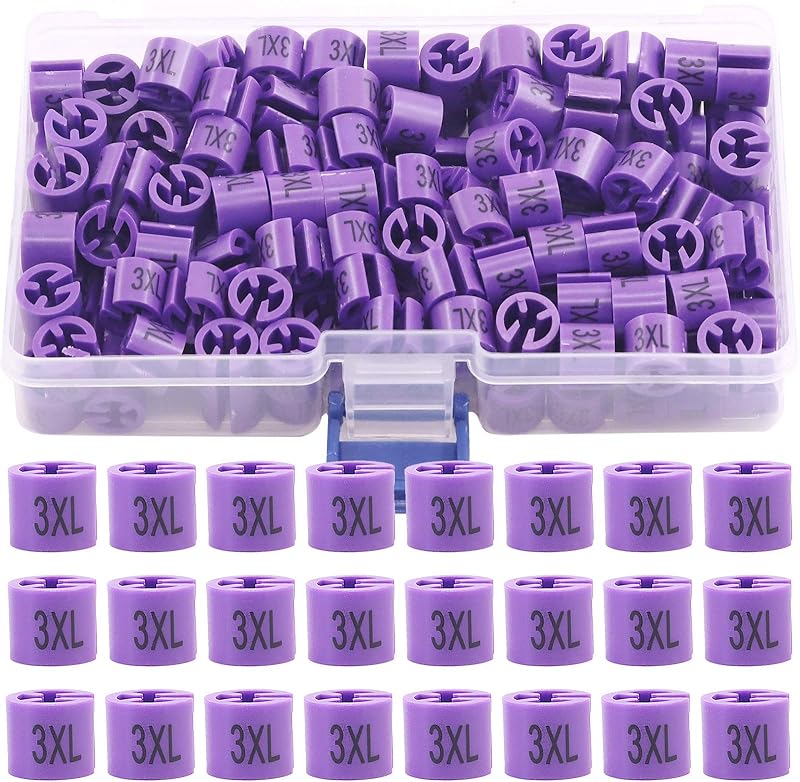 150 Pzas perchas morado para colgar ropa con caja