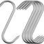 5 Ganchos Carne Acero Inox 8" para Carnicería