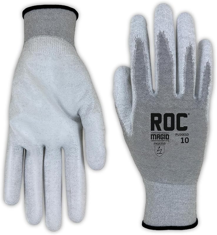 Guantes trabajo PU50ESD ESD 12 pares tactil