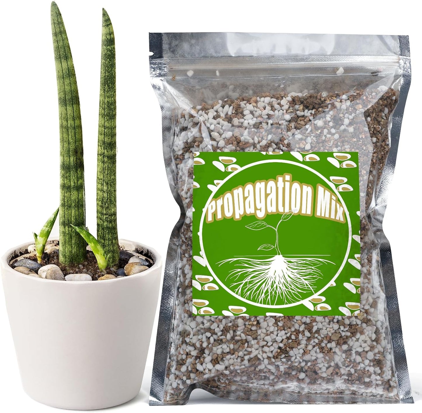 Mezcla para propagación plantas 1qt aireación y drenaje