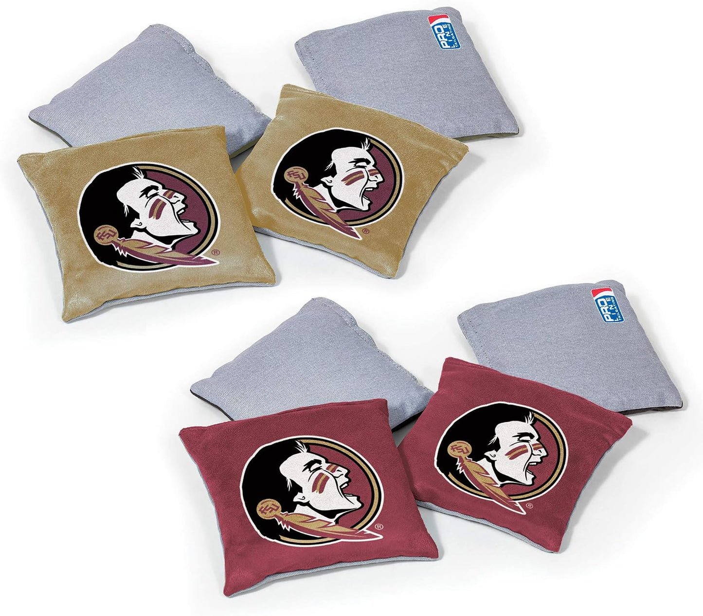 Puf doble cara NCAA 8 Uds bolsas lanzamiento exterior